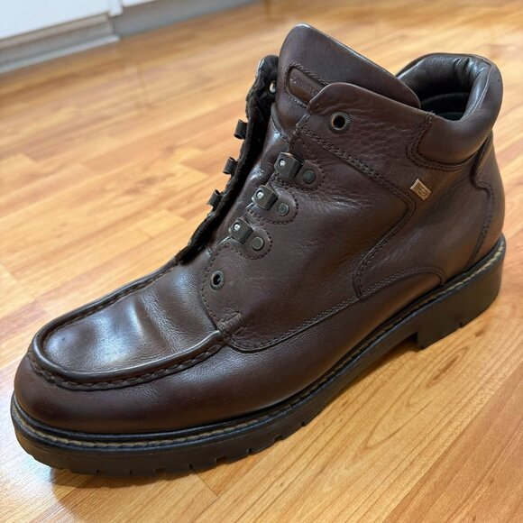 Johnston & Murphy Brown Leather Mens Hiking Boots Size 12 - Picture 4 of 8